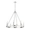 Z-Lite Barclay Chandelier, 8-Light, 33 In.W x 32 In.H, Polished Nickel/Polished Nickel 482R-8PN - alternate 1